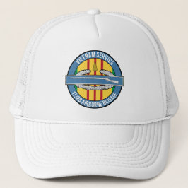 Gorra De Camionero CIB 173o de la punta de flecha de Vietnam