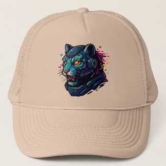 Gorra De Camionero Ciberanimales - Criaturas futuristas de la digital