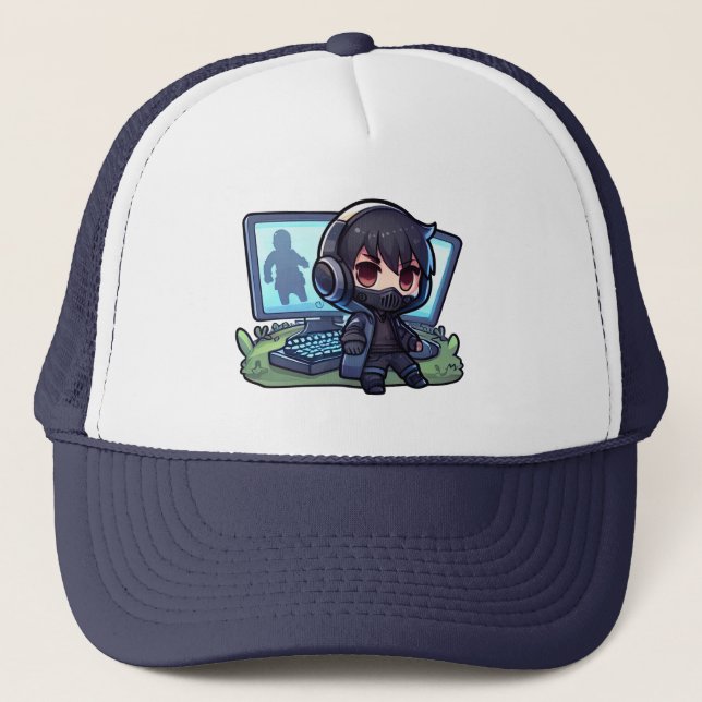 Gorra De Camionero ciberpunk (Anverso)