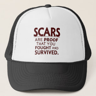 Gorra De Camionero Cicatrices de supervivencia