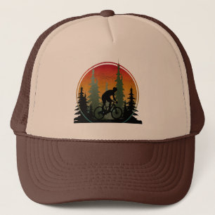 Gorra De Camionero Ciclismo al atardecer Paisaje natural