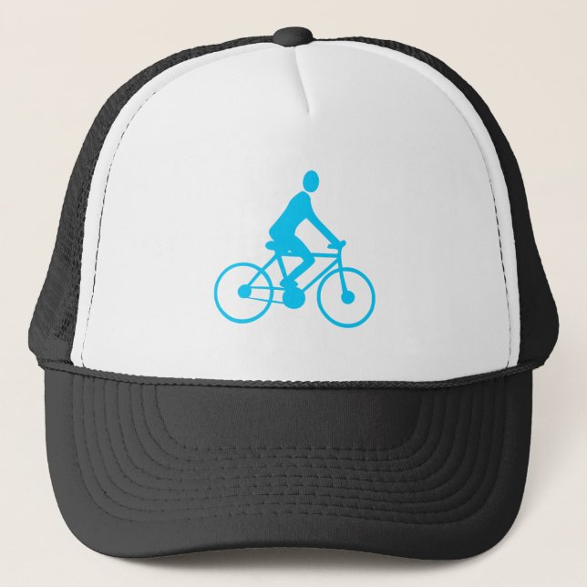 Gorra De Camionero Ciclismo - Azul cielo (Anverso)