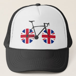 Gorra De Camionero Ciclismo con bandera británica