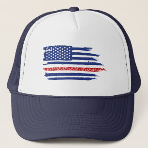 Gorra De Camionero Ciclismo con bandera de Estados Unidos