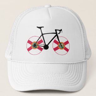 Gorra De Camionero Ciclismo con bandera de Florida