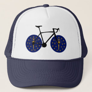 Gorra De Camionero Ciclismo con bandera de Indiana