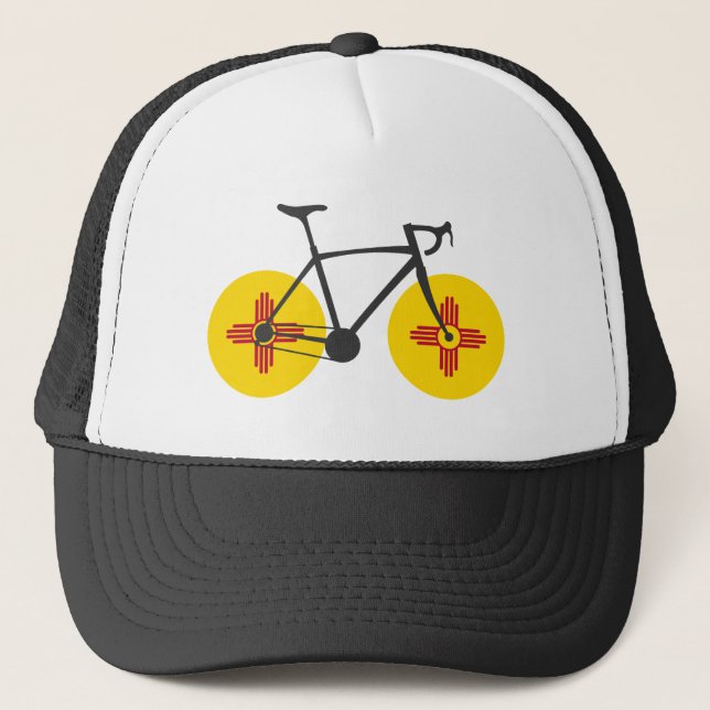 Gorra De Camionero Ciclismo con bandera de México (Anverso)