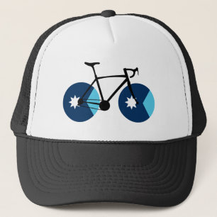Gorra De Camionero Ciclismo con bandera de Minnesota