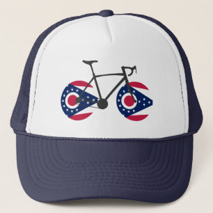 Gorra De Camionero Ciclismo con bandera de Ohio