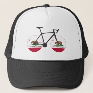 Gorra De Camionero Ciclismo de bandera de California