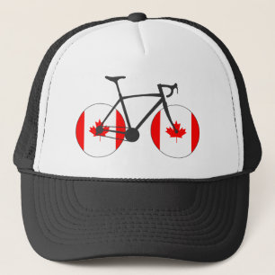 Gorra De Camionero Ciclismo de bandera de Canadá