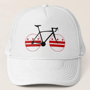 Gorra De Camionero Ciclismo de bandera de Washington D.C.