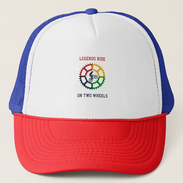 Gorra De Camionero Ciclismo de cosecha rústica (Anverso)