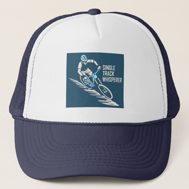 Gorra De Camionero Ciclismo de montaña en pista única (Anverso)