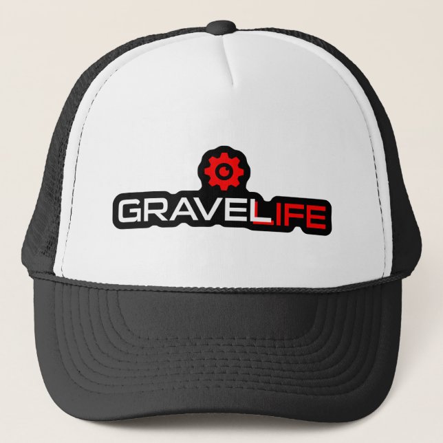 Gorra De Camionero Ciclismo de vida de grava (Anverso)