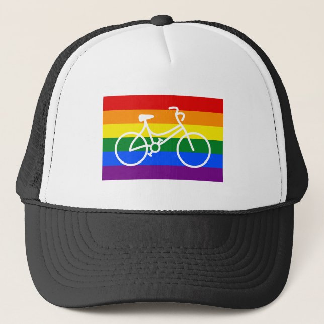 Gorra De Camionero Ciclismo del Orgullo (Anverso)