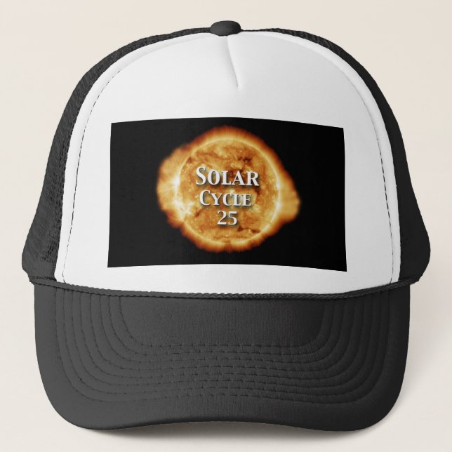 Gorra De Camionero Ciclo solar 25 Sol activo (Anverso)