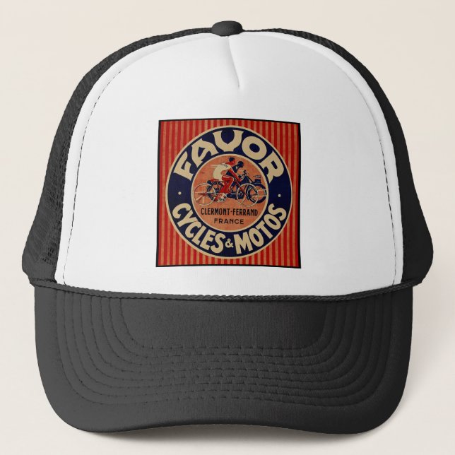 Gorra De Camionero Ciclos y motores del favor (Anverso)