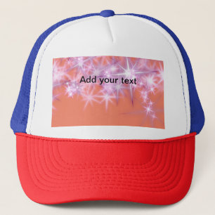 Gorra De Camionero Cielo azul simple brillo destellos estrellas añade