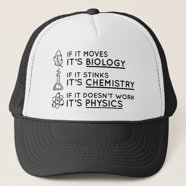 Gorra De Camionero Ciencia (Anverso)