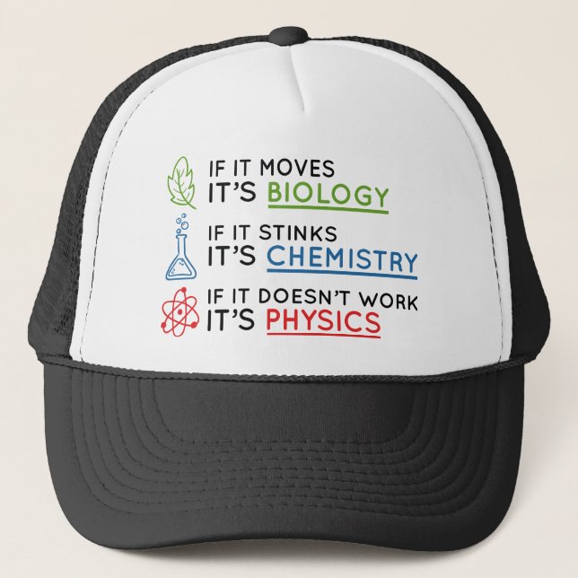 Gorra De Camionero Ciencia (Anverso)