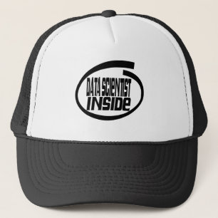 Gorra De Camionero Científico de los datos dentro