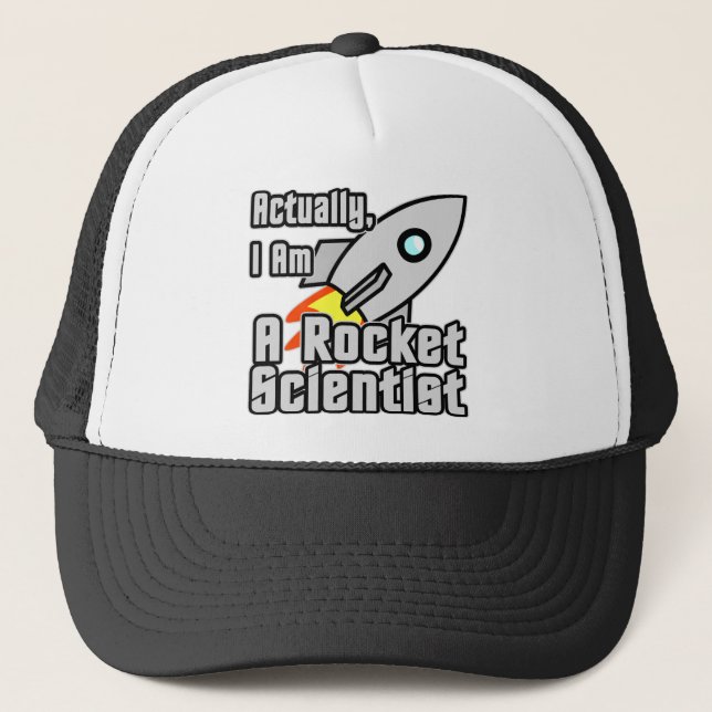 Gorra De Camionero Científico de Rocket (Anverso)