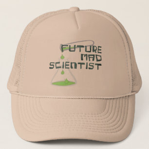 Gorra De Camionero Científico Loco del Futuro