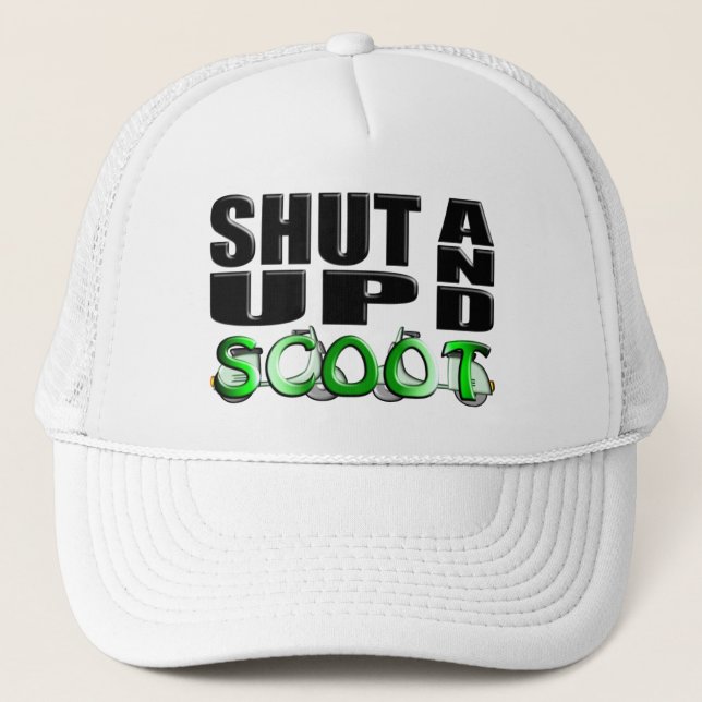 GORRA DE CAMIONERO CIERRE PARA ARRIBA Y SCOOT (Anverso)