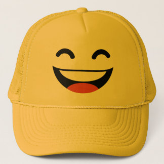 Gorra De Camionero Ciérrese los ojos que ríen emoji