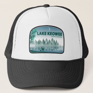 Gorra De Camionero Ciervo Lago Keowee Carolina del Sur