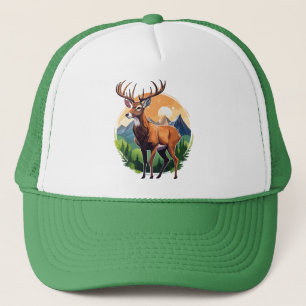 Gorra De Camionero Ciervo rojo