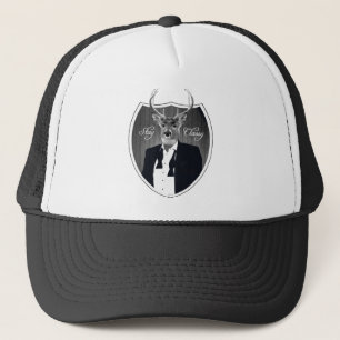 Gorra De Camionero Ciervos en el smoking - estancia con clase