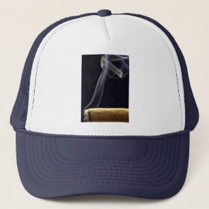 Gorra De Camionero Cigarro hermoso con humo