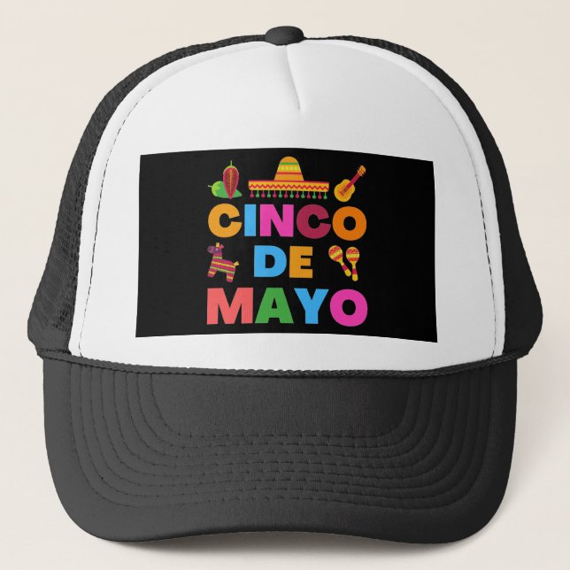 Gorra De Camionero Cinco de mayo (Anverso)