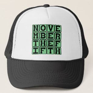 Gorra De Camionero Cinco de noviembre, Día de Guy Fawkes