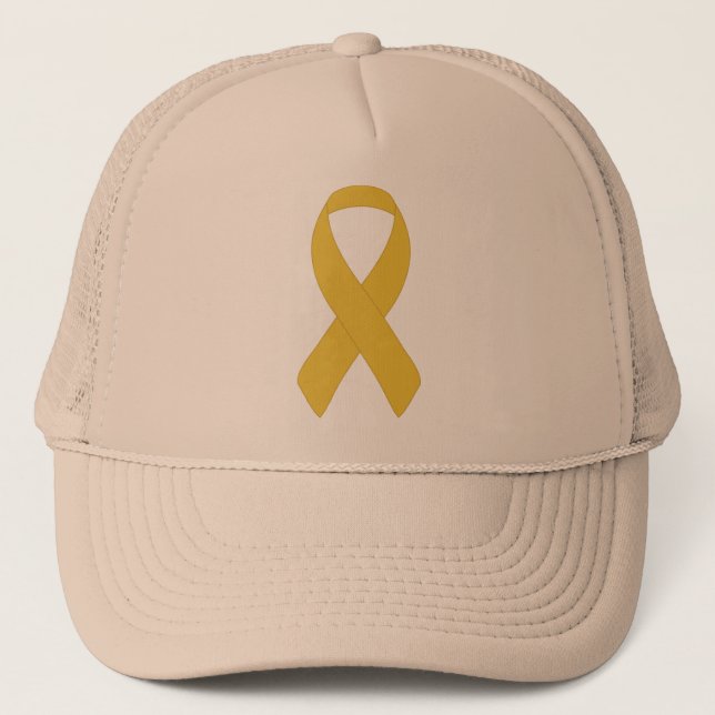 Gorra De Camionero Cinta amarilla simple (Anverso)