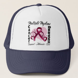 Gorra De Camionero Cinta cardíaca - Conciencia sobre mieloma múltiple