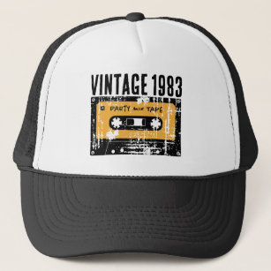 Gorra De Camionero Cinta cassette personalizable Vintage 1983