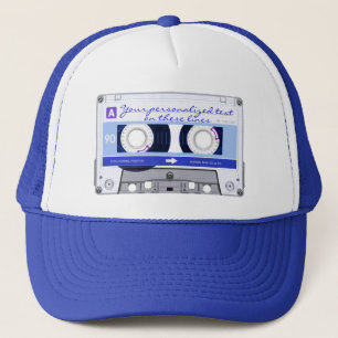 Gorra De Camionero Cinta de casete - azul -