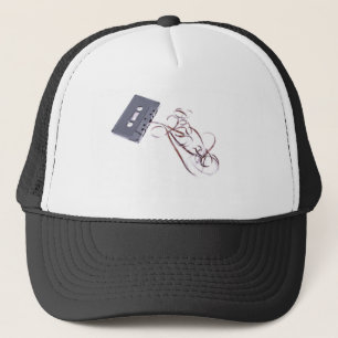 Gorra De Camionero cinta de casete negra