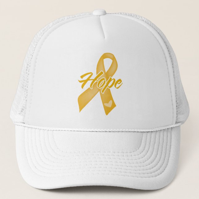 Gorra De Camionero Cinta de Esperanza - Cáncer de Apéndice (Anverso)