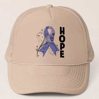 Gorra De Camionero Cinta de Esperanza Floral - Atresia Esofágica