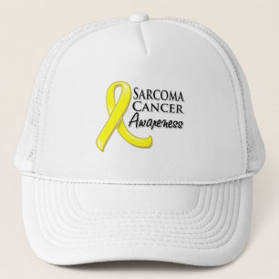 Gorra De Camionero Cinta de la conciencia del cáncer del sarcoma