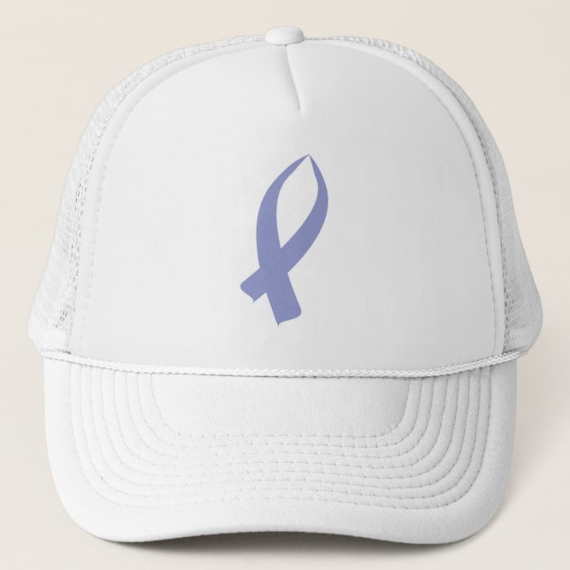 Gorra De Camionero Cinta de sensibilización (Periwinkle) (Anverso)