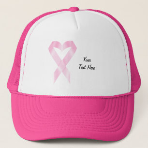 Gorra De Camionero Cinta del cáncer de pecho (personalizable)