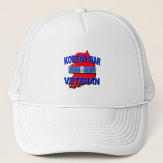 Gorra De Camionero Cinta del servicio del veterano de Guerra de