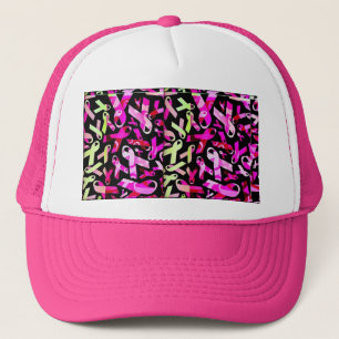 Gorra De Camionero Cinta divertida para el cáncer de mama