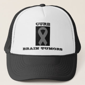 Gorra De Camionero cinta gris 2, CURACIÓN, TUMORES CEREBRALES