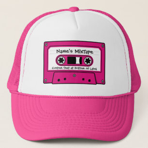 Gorra De Camionero Cinta magenta de audio